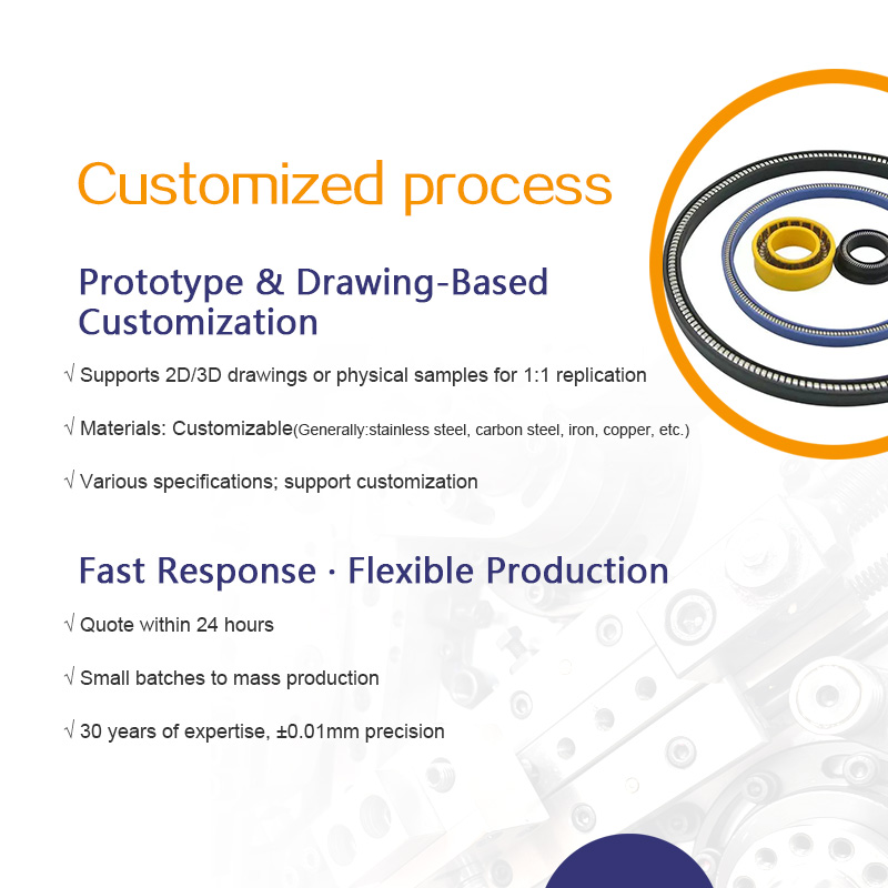   Customized multi-size oil seal spring seal spring O-ring spring stainless steel seal spring