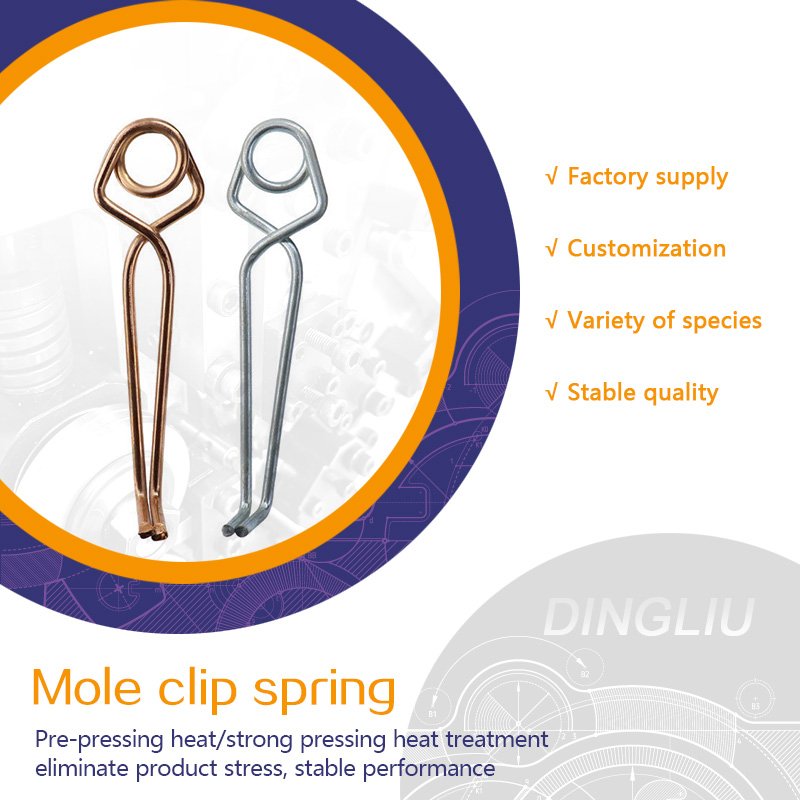 Mole clamp, durable mouse trap, practical metal mouse clamp spring