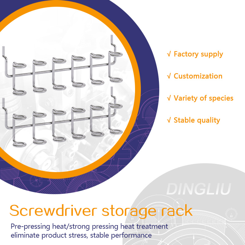 Iron six hole hook with multiple holes wholesale metal storage accessories hook tool