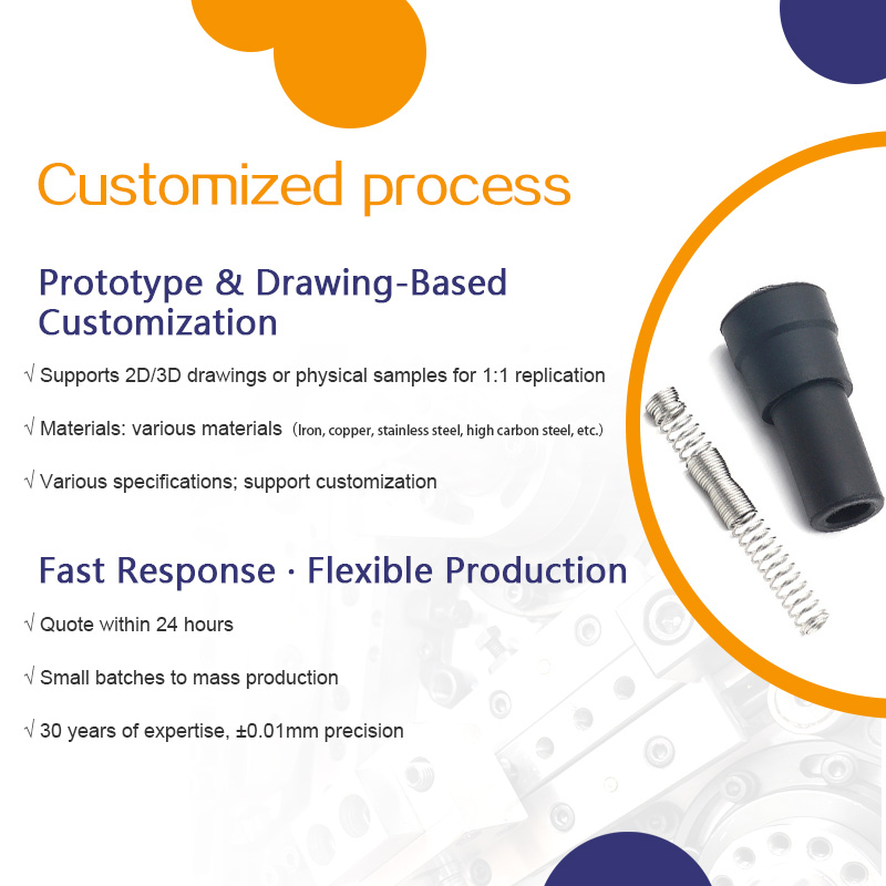 Car ignition spring can be customized with non-standard springs