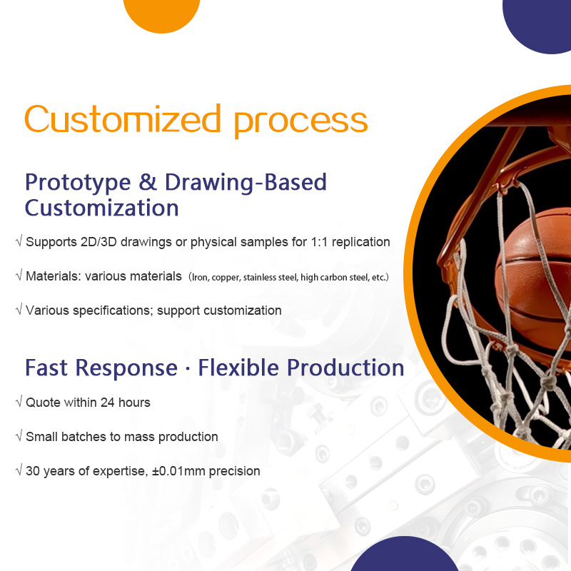 Customized sports equipment basketball frame shaped torsion spring by wire formed spring manufacturer