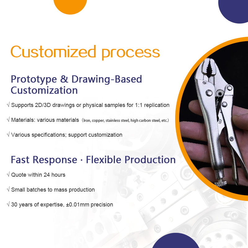 Heavy duty pliers, manual pliers, tension springs, heavy-duty pliers, tension springs