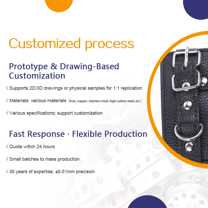 Leather hardware accessories 1-inch metal square buckle shoulder strap adjustment buckle iron wire buckle