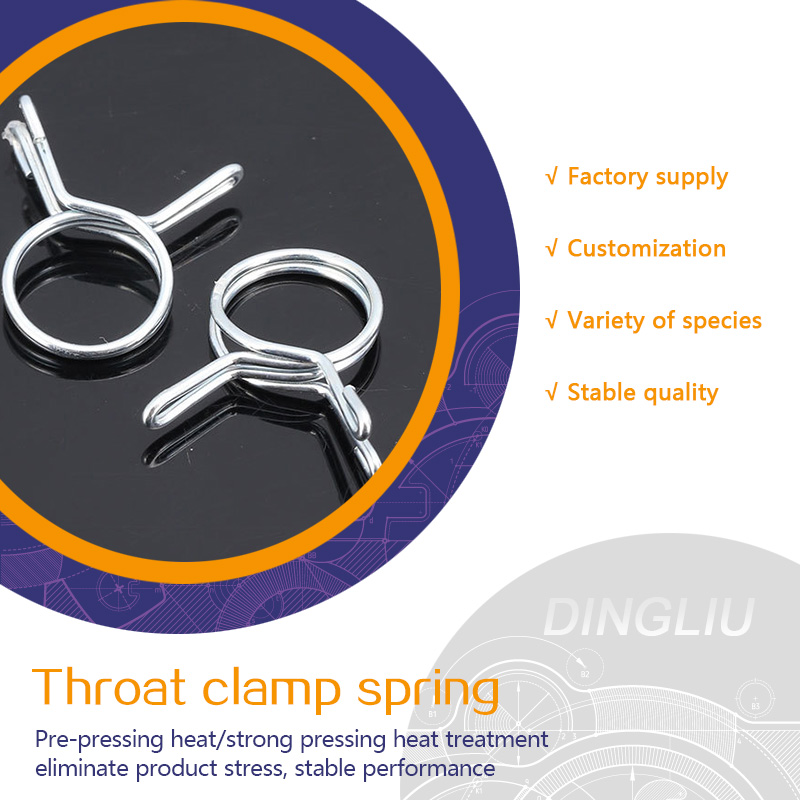 Various specifications of pipe clamps, spring water pipe clamps, oil pipe clamps, double ear throat clamps, spring clamps
