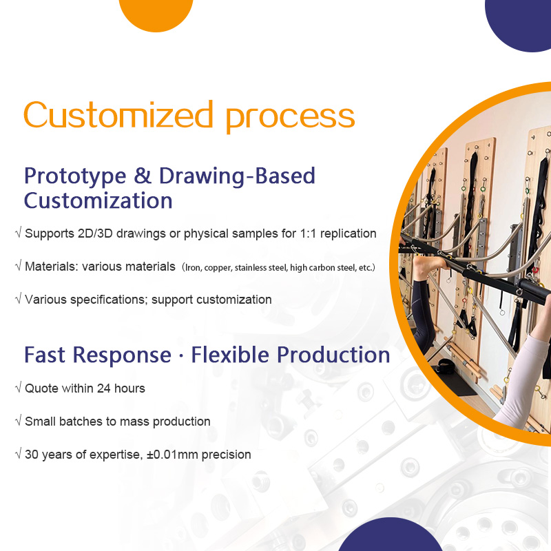 Multi functional Pilates spring stable step chair activity hook stainless steel tension stretching spring