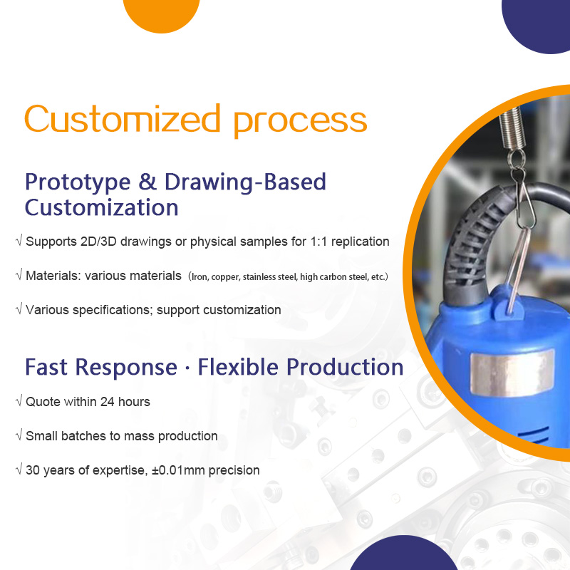 Electric screwdriver spring, pneumatic screwdriver spring, pneumatic-electric screwdriver extension spring