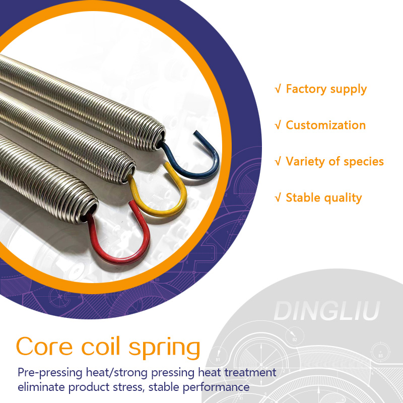 Customized Half Hook Core Bed Spring Treadmill Fitness Equipment with Hook Pulling Spring Pilates Yoga Spring Accessories