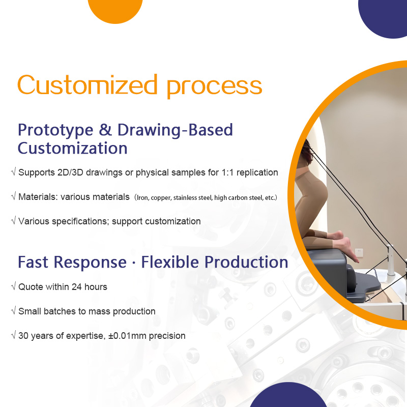 Customized Half Hook Core Bed Spring Treadmill Fitness Equipment with Hook Pulling Spring Pilates Yoga Spring Accessories