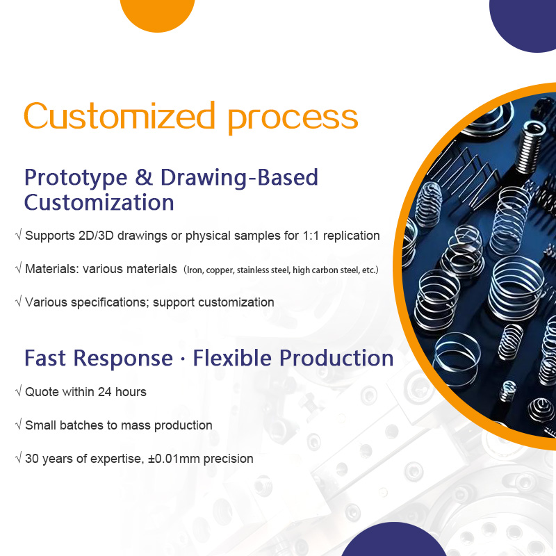 Manufacturer customized tension tension spring with hook double tension hook strong spring tension spring wholesale