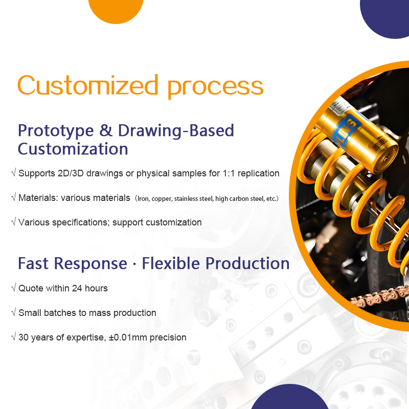Compression spring is suitable for motorcycle CVT clutch transmission system