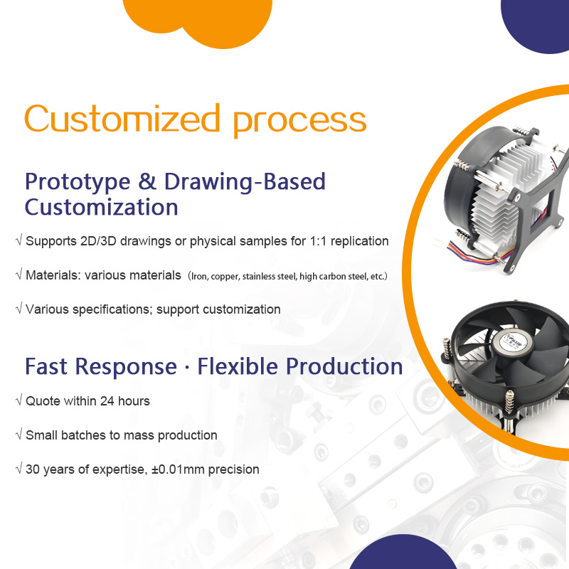 Customized computer radiator screw spring, computer graphics card backplate screw spring, 304 stainless steel compression spring
